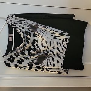 Chicos Top with scoop neck